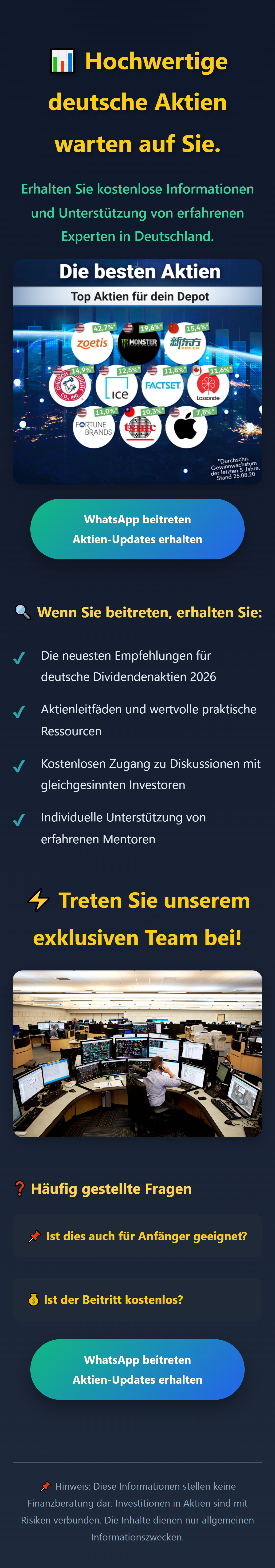 Bildungsinhalte und persönliche Weiterentwicklung